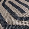Tapete Sisal Eco Nature Trancado 77 Bege-Chumbo 1,33x1,90M - J Serrano - 4