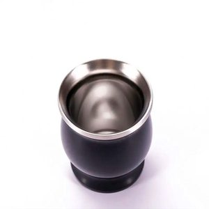 Cuia Térmica Aduze com Bomba de Inox Preto 200ml