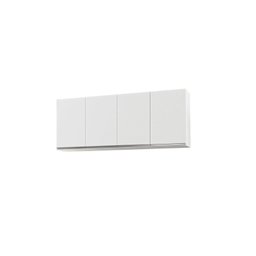 Armário Aéreo 4 Portas Nathan 160cm Branco - 1