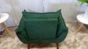 Ver imagem 3 de Kit 02 Poltrona Opala Suede Verde-PANDORA DECOR