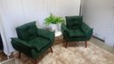 Ver imagem 1 de Kit 02 Poltrona Opala Suede Verde-PANDORA DECOR