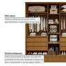 Guarda Roupa Casal 5 Portas com 9 Gavetas 100% MDF Urbano - 14