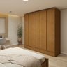 Guarda Roupa Casal 5 Portas com 9 Gavetas 100% MDF Urbano - 1