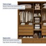 Guarda Roupa Casal 5 Portas com 9 Gavetas 100% MDF Urbano - 13