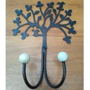 Ver imagem 4 de Cabide com dois ganchos super pratico e resistente de arvore artesanato rústico de ferro oferta hoje