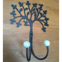 Ver imagem 2 de Cabide com dois ganchos super pratico e resistente de arvore artesanato rústico de ferro oferta hoje