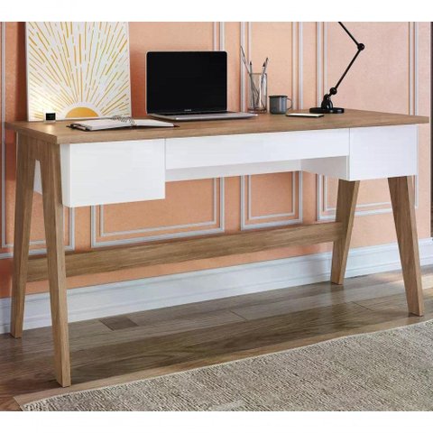 Escrivaninha Para Escritorio 26106 Linha Trend Hanover Off W