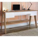 Ver imagem 1 de Escrivaninha Para Escritorio 26106 Linha Trend Hanover Off W
