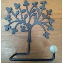 Ver imagem 1 de Cabide rústico de ferro com um gancho decoração arvore pintura eletrostática que não enferruja