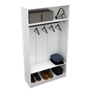 Ver imagem 1 de MODULO CLOSET CABIDEIRO + MALEIRO M53.2021.B 100% MDF MUNDI MOVEIS