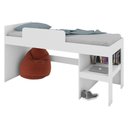 Ver imagem 5 de Cama Infantil com Cortinas para Colchão 188x88cm Multimóveis CR40070 Branca