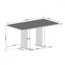 Ver imagem 2 de Mesa de Jantar Munique 160x90 Mel Blonde Off White Viero
