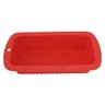 Forma para Pão Silicone 26,5x13x6,5cm Clink:Vermelho - 2