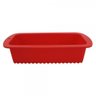 Forma para Pão Silicone 26,5x13x6,5cm Clink:Vermelho - 1
