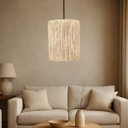 Ver imagem 2 de Lustre Pendente Leblon Aconchegante em Corda Sisal Natural