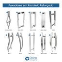 Ver imagem 6 de Kit Trilho Porta De Correr Roldana Aparente 2mt Até 100Kg Polido