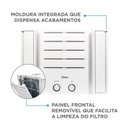 Ver imagem 5 de Ar Condicionado Janela 9.500 Btus Mecânico Quente e Frio Midea Qql105bb 220v