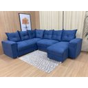 Ver imagem 1 de Sofá Canto Azul 410 Áustria