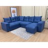 Sofá Canto Azul 410 Áustria - 1