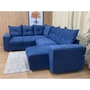 Ver imagem 3 de Sofá Canto Azul 410 Áustria