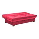 Ver imagem 4 de Sofá Cama Casal com Baú Filó - Vermelho