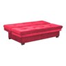 Sofá Cama Casal com Baú Filó - Vermelho - 4