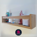 Ver imagem 5 de Prateleira para Livro Infantil Estante Organizador de Brinquedos de Parede MDF Madeira 2un 55cm