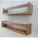 Ver imagem 3 de prateleira para livro infantil estante organizador de brinquedos de parede mdf madeira 2un 55cm