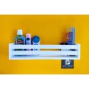 Ver imagem 4 de Kit com 3 Prateleiras para livros 2 Ripas decoração quarto de bebê mdf 55 cm