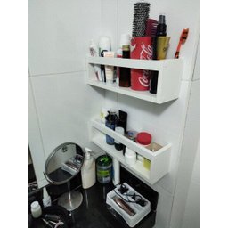 Kit 3 Prateleiras Para Livros e Revistas Estante Organizadora de Brinquedos Nicho Revisteiro Mdf 55  - 9