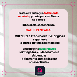 Kit 3 Prateleiras para Livros e Revistas Estante Organizadora de Brinquedos Nicho Revisteiro MDF 55 - 2 Kit 3 Prateleiras para Livros e Revistas Estante Organizadora de Brinquedos Nicho Revisteiro MDF 55 - 2