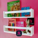 Ver imagem 5 de Kit 3 Prateleiras para Livros e Revistas Estante Organizadora de Brinquedos Nicho Revisteiro MDF 55