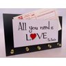 Porta-chaves e Cartas MDF 25x15 All You Need is Love Beatles - 4