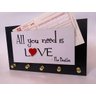 Porta-chaves e Cartas MDF 25x15 All You Need is Love Beatles - 2