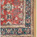 Ver imagem 4 de Tapete Oriental Classic Hamadan Vermelho Antiderrapante para Sala 1,80 m X 66 cm