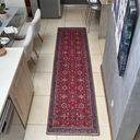 Ver imagem 1 de Tapete Oriental Classic Hamadan Vermelho Antiderrapante para Sala 1,80 m X 66 cm
