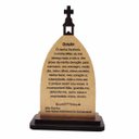 Ver imagem 3 de CAPELA CAPELINHA MÃE RAINHA MADEIRA 18 CM