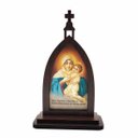 Ver imagem 2 de CAPELA CAPELINHA MÃE RAINHA MADEIRA 18 CM