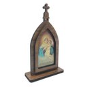 Ver imagem 2 de Capela Mãe Rainha Schoenstatt Madeira 19 cm