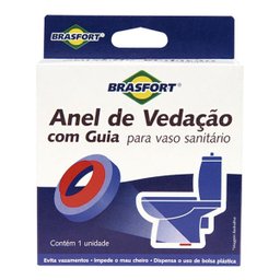 Anel De Vedação Para Vaso Sanitário Com Guia - Brasfort - 2