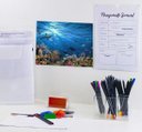 Ver imagem 4 de Display Acrilico Expositor Recado Folhetos Papel A4 Parede