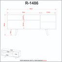 Ver imagem 7 de Rack para Tv até 42 Polegadas com Porta Tecnomobili Amêndoa - R1486
