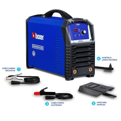 Máquina de Solda Inversora Eletrodo 220V Duramax 285 Boxer