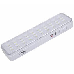 Luminária Emergência Slim 30 Leds 1,2w 6500k - G-light 6334 - 1