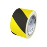 Kit 5un Fita Zebrada Amarela e Preta - 100m - Plastcor Amarelo e Preto - 1