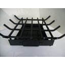 Ver imagem 3 de Kit Lareira Tela 80x60, Grelha M e Acessórios Argola Preto