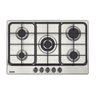 Cooktop À Gás Tramontina Penta Ff 5gx Tri 75 em Aço Inox e Trempes em Ferro Fundido 5 Queimadores - 1