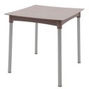 Ver imagem 1 de Mesa Tramontina Diana 70cm em Polipropileno Camurça com Pernas de Alumínio Anodizado