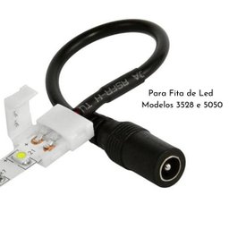 Kit 20 Emendas Fita de Led 3528 com Rabicho P4 Femea - 4