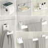 Kit Acessórios para Banheiro com Ventosa 6 Peças Branco Elg - 1